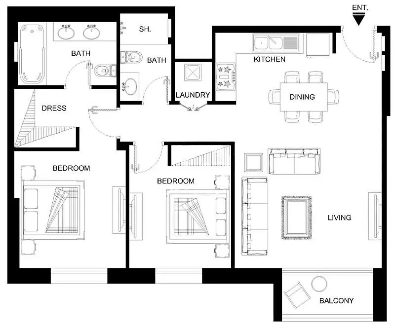 Lux The Dubai Creek Edge Suite