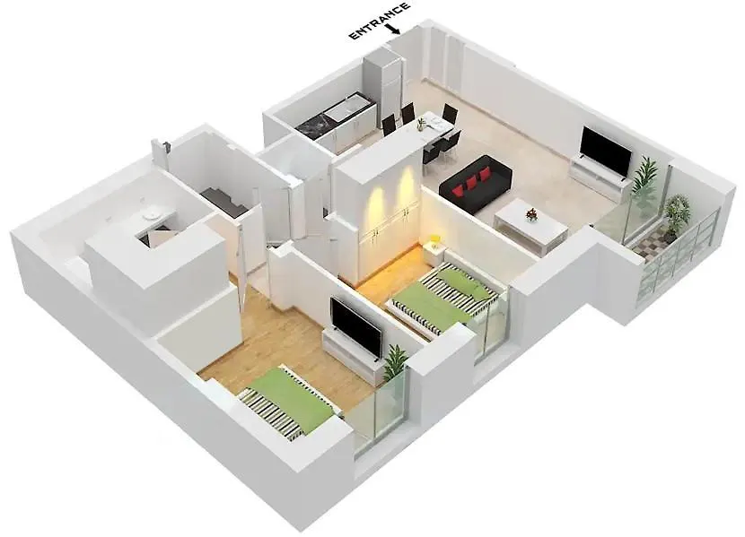 Apartment Lux The Dubai Creek Edge Suite